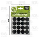 Protetor Feltro Autoadesivo 16 Unidades HM-539