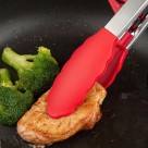 Pegador De Salada Inox e Silicone 27cm Top Útil TOP0691