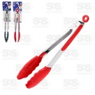 Pegador De Salada Inox e Silicone 27cm Top Útil TOP0691