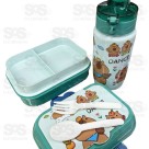 Marmita Infantil Capivara Com Garrafa  Top Útil TOP2085