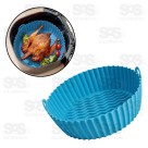 Forma De Silicone Para Air Fryer 19,5x6,5CM TOP1034