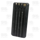 Carga Extra 10.000mAh 4 Interfaces Eletromex EL-2925