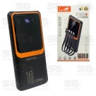 Carga Extra 10.000mAh 4 Interfaces Eletromex EL-2925