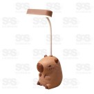 Luminária de Mesa e Apontador Capivara usb Onyx 6731