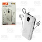 Carga Extra 20.000mAh 4 Interfaces Eletromex EL-2918