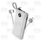 Carga Extra 10.000mAh 4 Interfaces Eletromex EL-2919