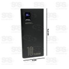 Carga Extra 10.000mAh 4 Interfaces Eletromex EL-2922