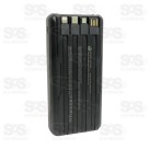 Carga Extra 20.000mAh 4 Interfaces Eletromex EL-2926