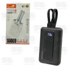 Carga Extra 10.000mAh 2 Interfaces Eletromex EL-2929