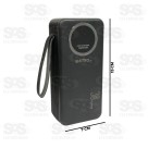 Carga Extra 30.000mAh 4 Interfaces Eletromex EL-2940