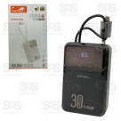 Carga Extra 30.000mAh 2 Interfaces Eletromex EL-2952