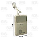 Carga Extra 10.000mAh 2 Interfaces Eletromex EL-2950
