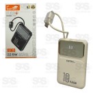 Carga Extra 10.000mAh 2 Interfaces Eletromex EL-2950
