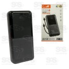 Carga Extra 20.000mAh 2 Interfaces Eletromex EL-2944