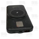 Carga Extra 10.000mAh Por Indução Eletromex EL-2914
