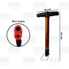 Bomba De Ar Manual Mangueira 30CM TroyaTools TRY-0047