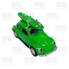 Carrinho De Metal Fusca à Fricção Toy King TK-AB8745