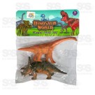 Dinossauros De Plástico Com 2 Peças Toy King TK-AB0036