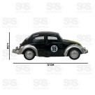 Carrinho De Metal Fusca à Fricção Toy King TK-AB8744