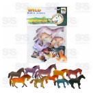 Cavalos De Plástico Com 10 Peças Toy King TK-AB1502