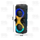 Caixa De Som Bluetooth 10W LED RGB KTS-4211
