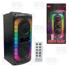 Caixa De Som 2x10W LED RGB KTS-1812
