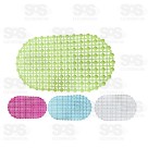Tapete Antiderrapante Para Banheiro 60x35cm Napoles NATB34
