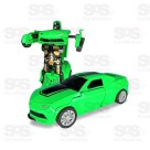 Carro Trasformers Com Controle Remoto Recarregável Toy King tk-7040