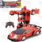 Carro Trasformers Com Controle Remoto Recarregável Toy King tk-7040