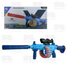 Metralhadora Arma Lança Bolhas De Sabão 12 Furos Toy King TK-AB7706