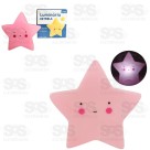 Luminária Abajur de Estrela 14cm Cores Varianas Charti 6187