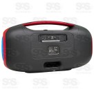 Caixa De Som Potente Com Microfone Power Box 5