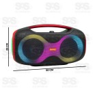 Caixa De Som Potente Com Microfone Power Box 5