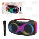 Caixa De Som Potente Com Microfone Power Box 5