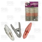 Conjunto 16 Prendedores De Plástico Top Útil TOP0749