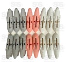Conjunto 16 Prendedores De Plástico Top Útil TOP0749