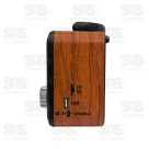 Rádio Retrô Portátil 5W Bluetooth Ministar MS-8897BR