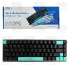 Teclado Gamer Mecânico RGB Com Fio Aitek MO691P/B