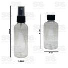 Kit Higiene 3 Frascos Para Viagens Hai Brasil AIH1075A