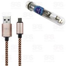 Cabo Micro Usb 2 Metros Tubo Inova cbo-5636/5758