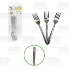 Kit Jogo De Garfo De Sobremesa Topázio 12 Unidades crs-4615