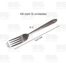 Kit Jogo De Garfo De Sobremesa Topázio 12 Unidades crs-4615