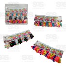 Kit Elástico De Cabelo Colorido Com 120 Unidades Caerus EL-05