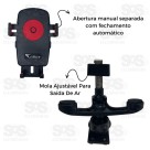 Suporte de Celular Para Saída De Ar Com Mola Caerus crs-1267